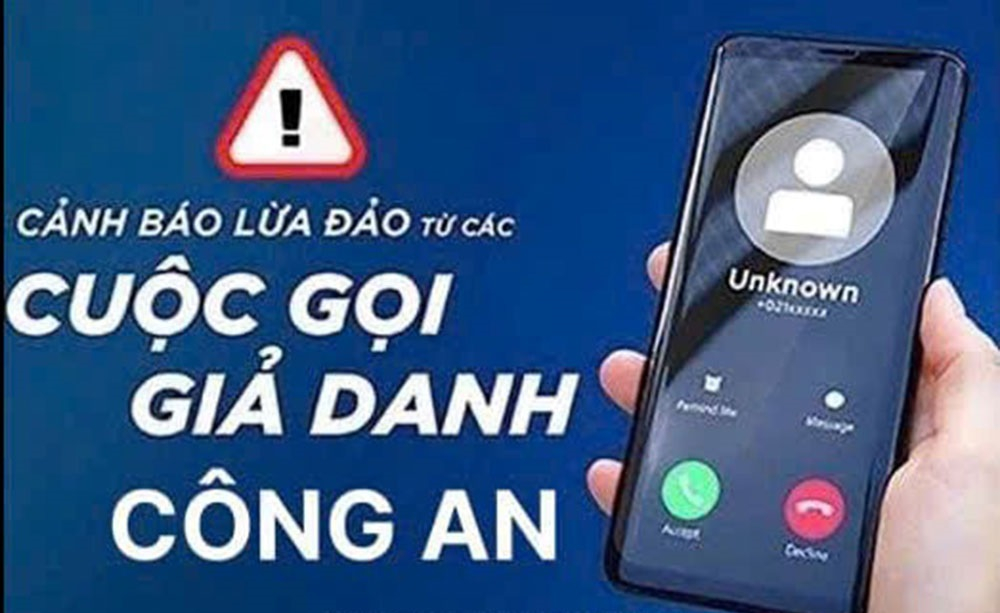 (Cảnh báo lừa đảo cuộc gọi giả danh - nguồn ảnh Internet)