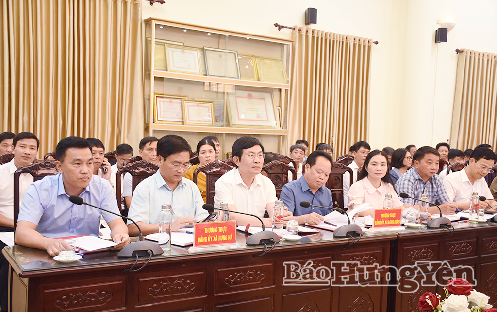 Các đại biểu dự buổi làm việc.