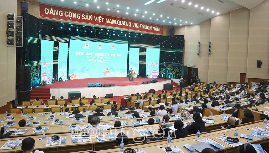 Quang cảnh Chương trình kết nối Hưng Yên - Nhật Bản.