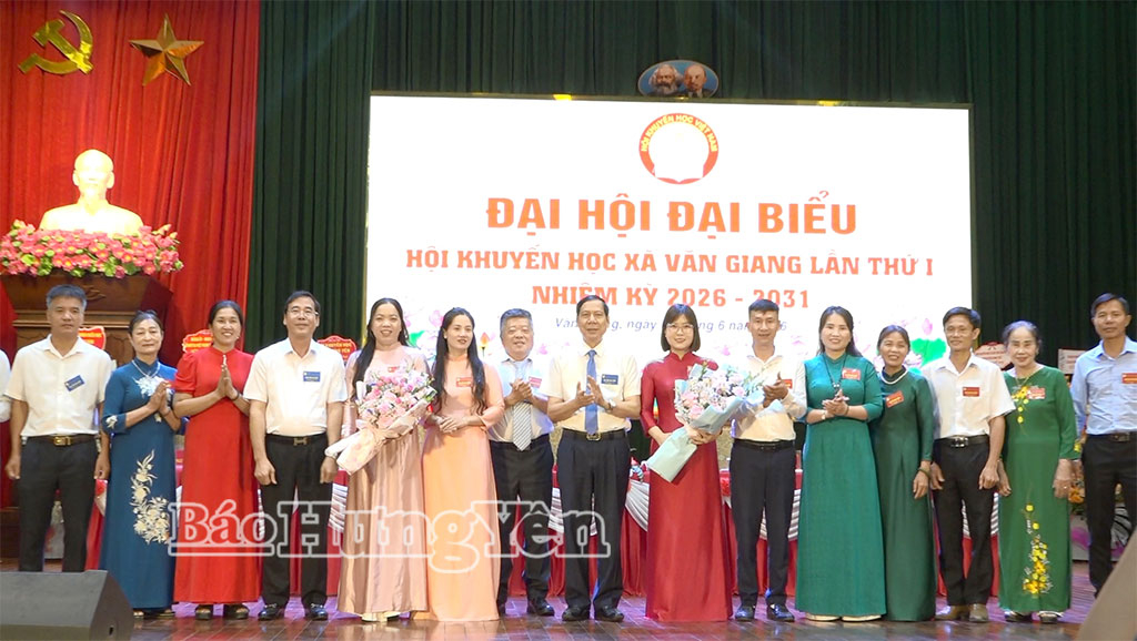  Ban Chấp hành Hội Khuyến học xã Văn Giang khóa I, nhiệm kỳ 2026 - 2031.