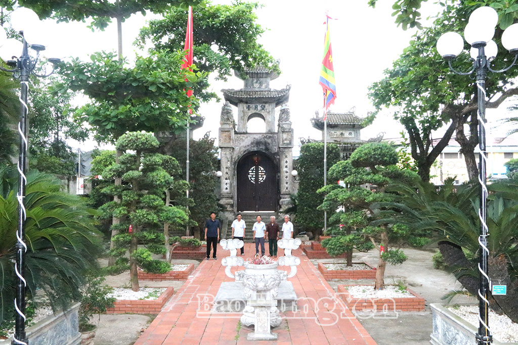 Không gian di tích đền Ghênh, thôn Ngọc Quỳnh, nơi thờ Hoàng Thái Hậu Ỷ Lan.
