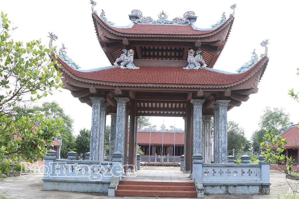 Di tích lịch sử văn hóa quốc gia Đồn Cả - Phan Bá Vành được xây dựng khang trang trên nền căn cứ nghĩa quân năm xưa.