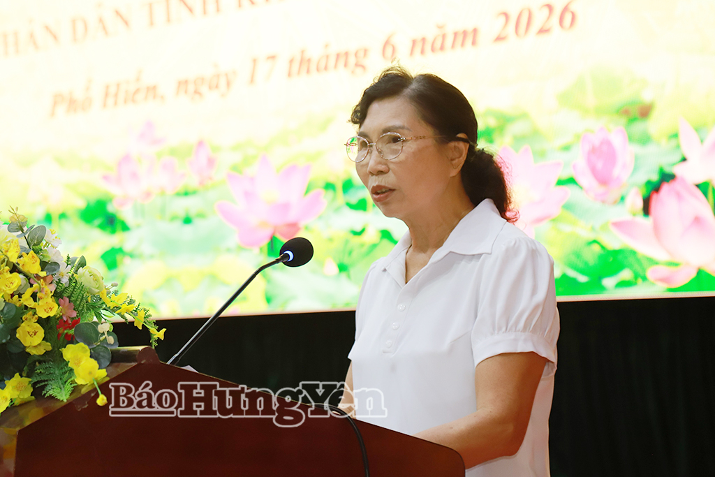 Cử tri phường Sơn Nam phát biểu ý kiến.