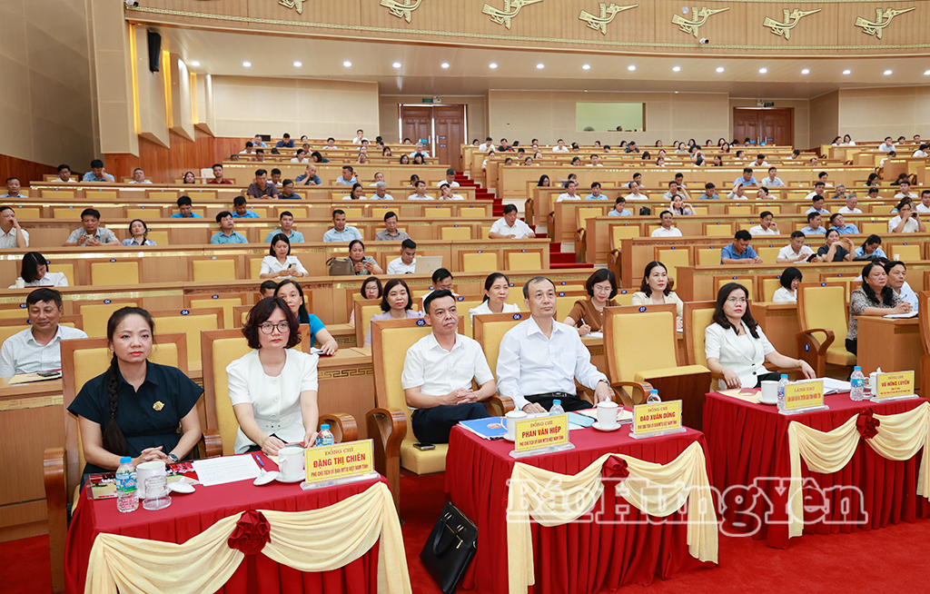Các đại biểu dự hội nghị.