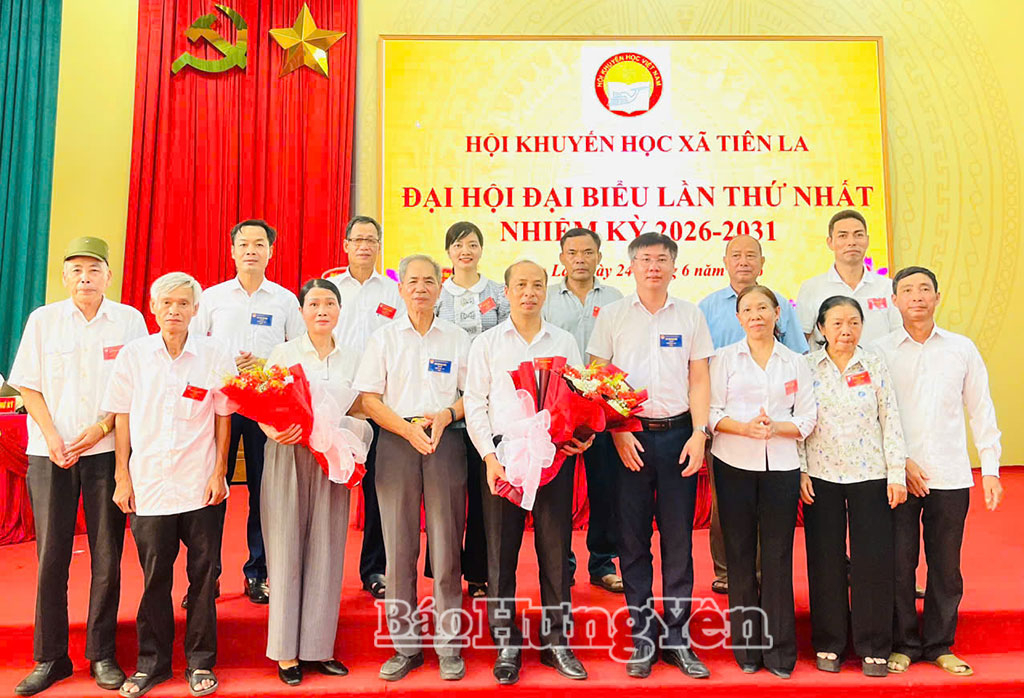Ra mắt Ban Chấp hành Hội Khuyến học xã Tiên La nhiệm kỳ 2026 - 2031.
