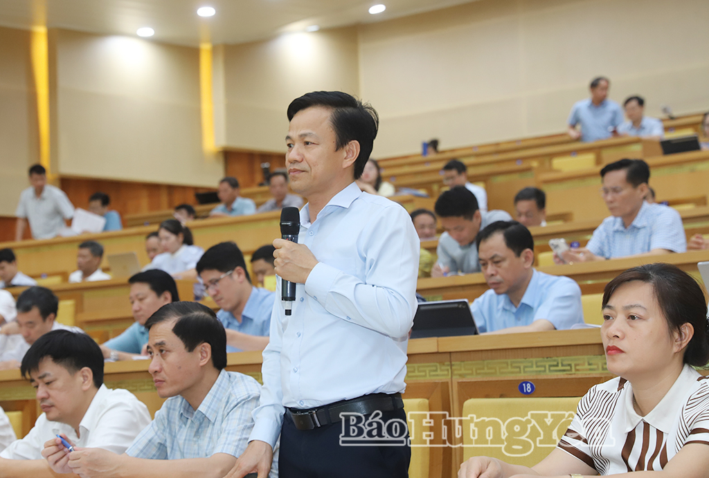 Các đại biểu phát biểu tại phiên họp.