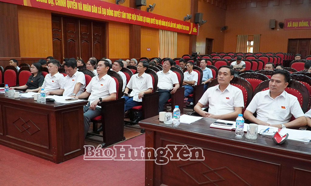 Các đại biểu dự kỳ họp. Ảnh: Thu Yến 