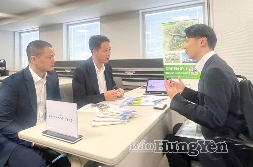 Lãnh đạo Công ty Cổ phần Green i-Park kết nối giao thương B2B với doanh nghiệp Nhật Bản.