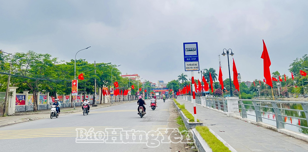 Khu vực trung tâm phường Mỹ Hào.