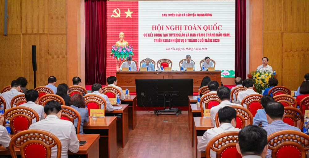 Toàn cảnh Hội nghị tại điểm cầu Trung ương. Ảnh: nhandan.vn