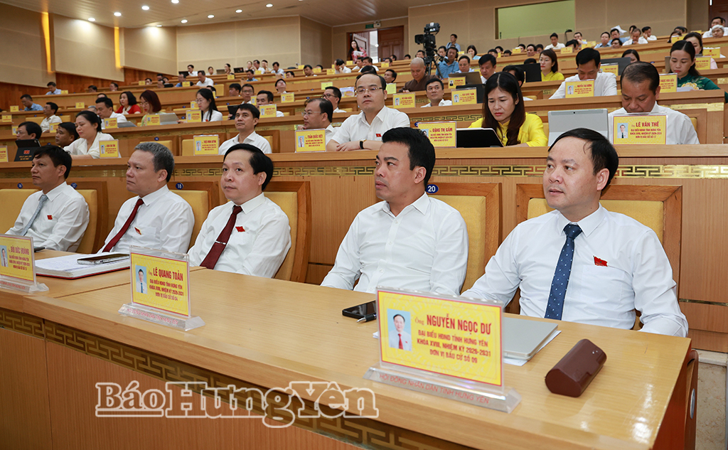 Các đại biểu dự Kỳ họp.