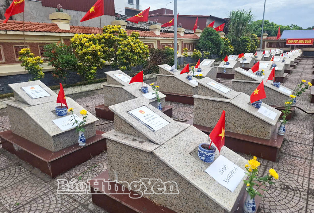 Mộ liệt sĩ chưa xác định được thông tin được đánh số trước khi thực hiện quy trình lấy mẫu.