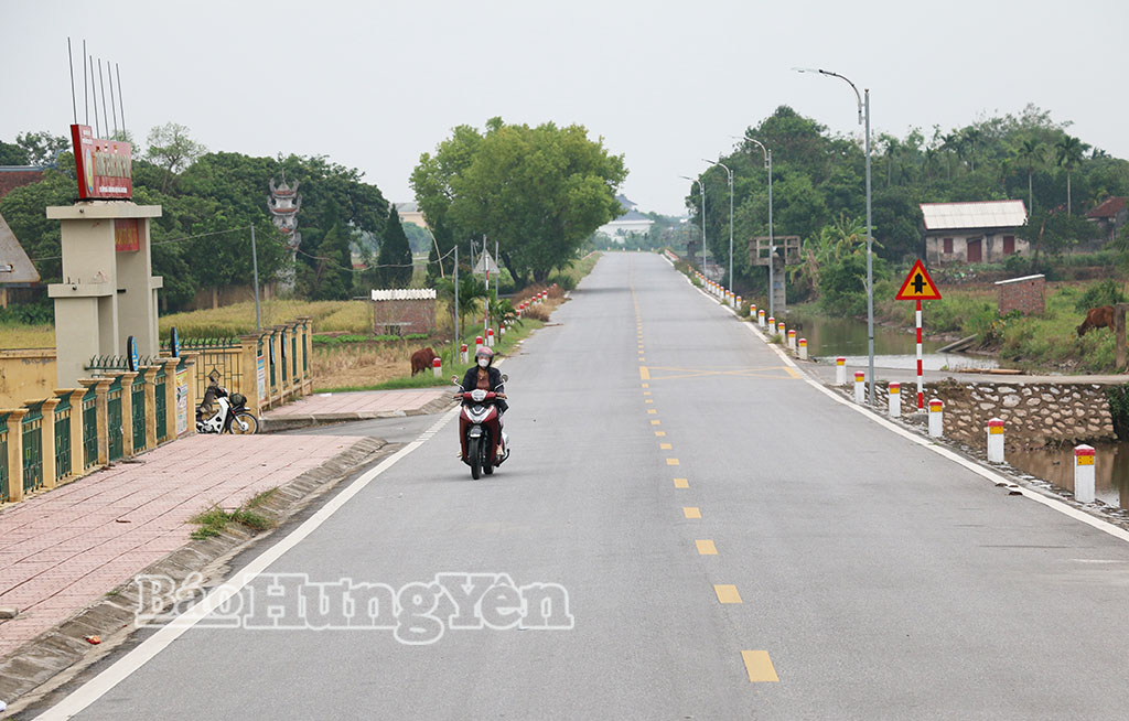 Hệ thống đường giao thông trên địa bàn xã Vũ Tiên được đầu tư đồng bộ đáp ứng nhu cầu đi lại của người dân.