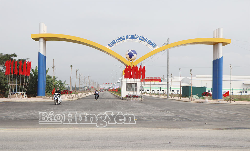 Cụm công nghiệp Bình Minh, xã Kiến Xương - điểm nhấn trong phát triển công nghiệp của địa phương.