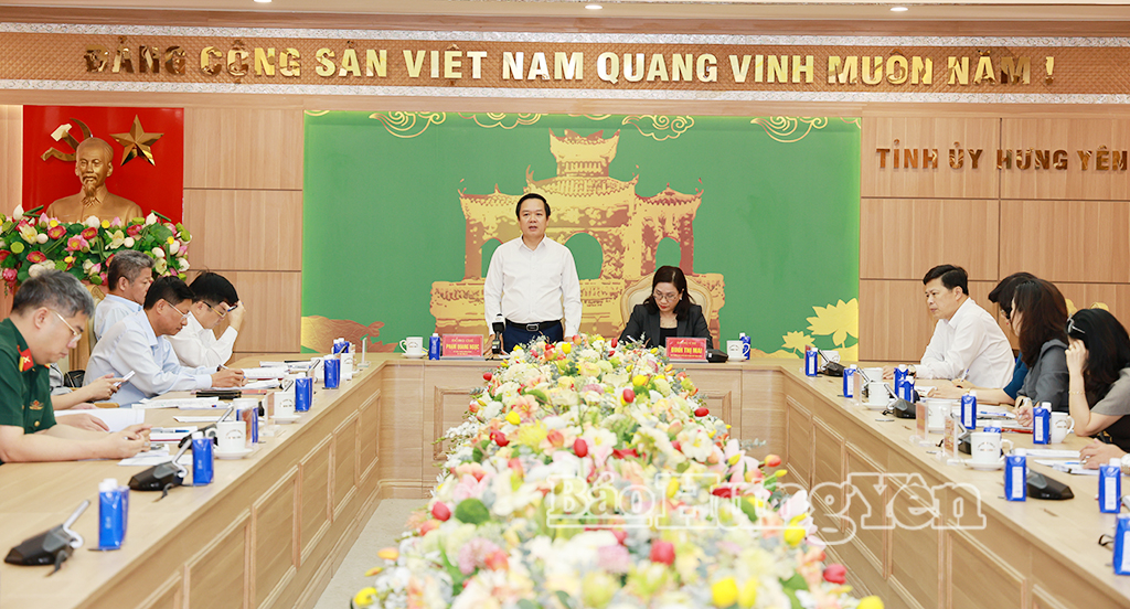 Các đại biểu dự cuộc họp.