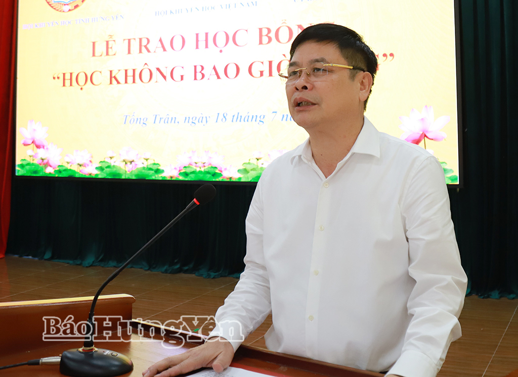 Đồng chí Phạm Văn Nghiêm, Phó Chủ tịch UBND tỉnh phát biểu tại chương trình.