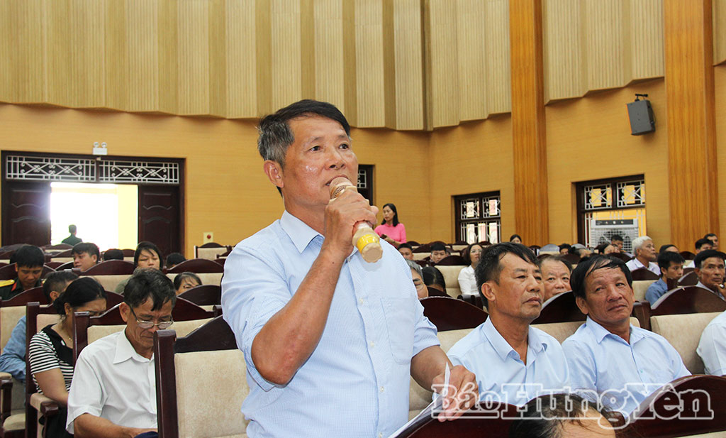 Hội nghị đã nhận được nhiều ý kiến, kiến nghị xoay quanh các vấn đề thiết thực, gắn liền với sản xuất và đời sống của Nhân dân.