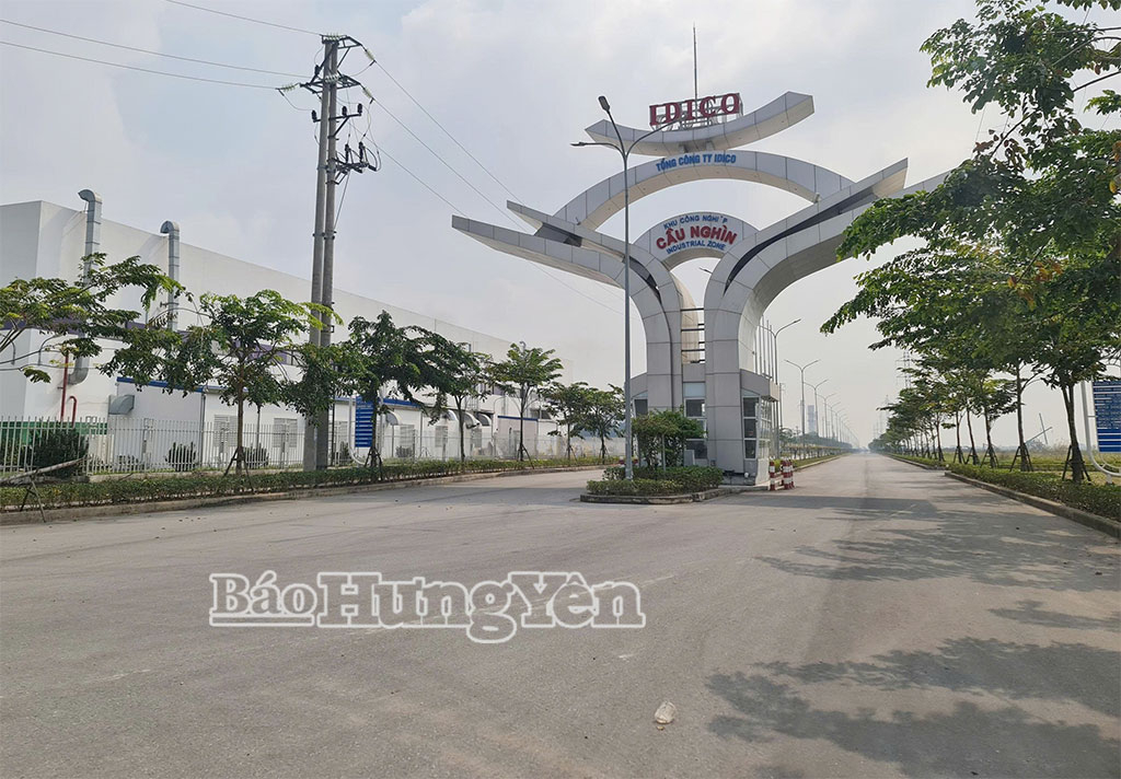 Hạ tầng KCN Cầu Nghìn được đầu tư đồng bộ.