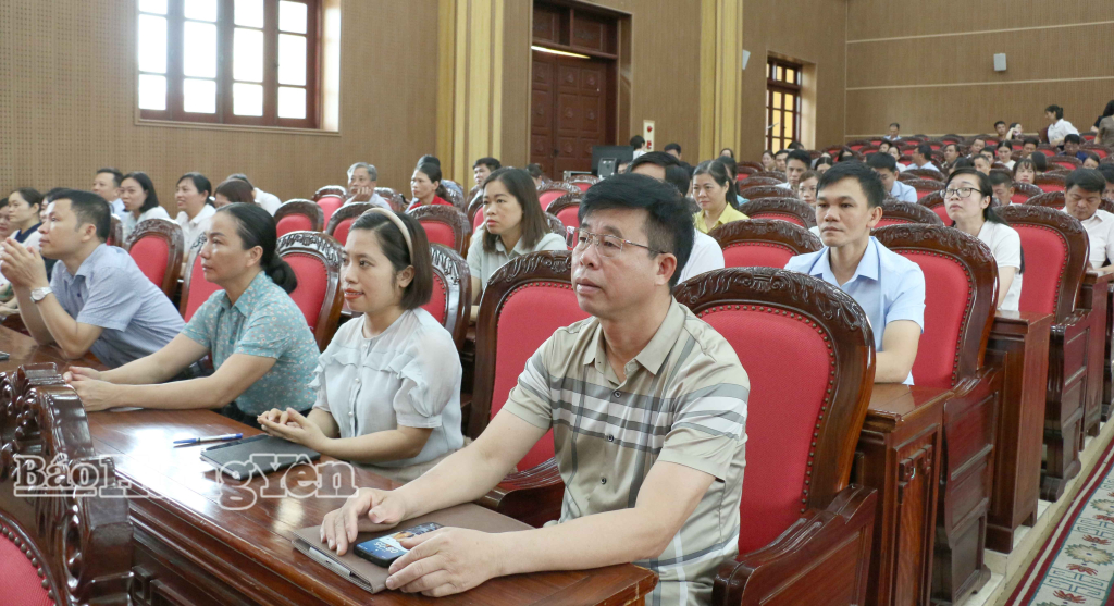 Các học viên tham gia lớp bồi dưỡng, tập huấn nghiệp vụ công tác tổ chức xây dựng Đảng năm 2026.