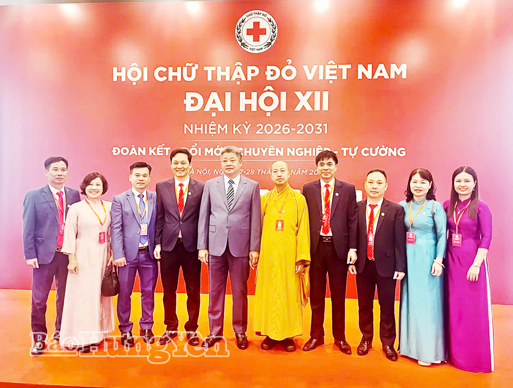 Đồng chí Nguyễn Mạnh Quyền, Phó Bí thư Tỉnh ủy, Chủ tịch UBND tỉnh dự Đại hội đại biểu toàn quốc Hội Chữ thập đỏ Việt Nam lần thứ XII