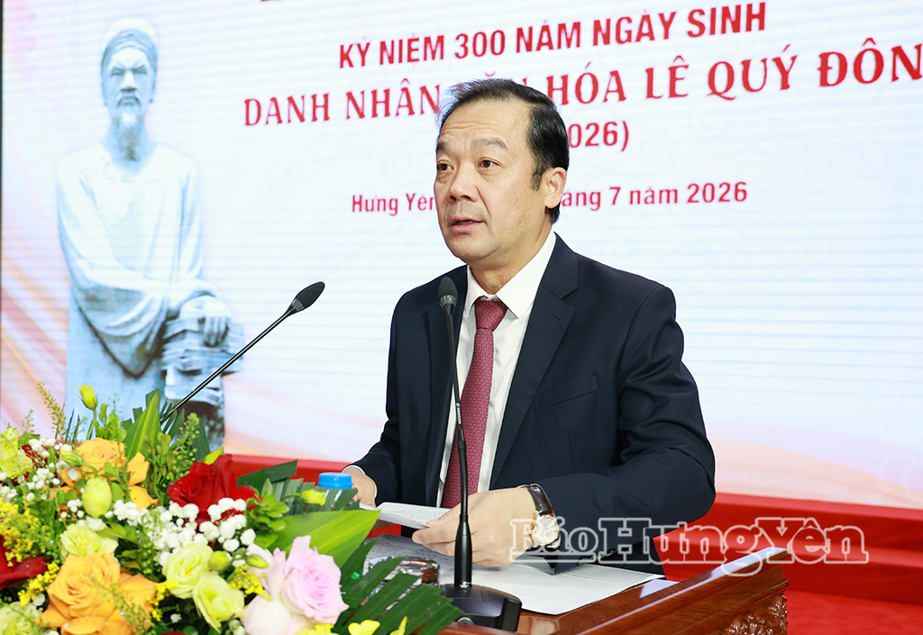 Đồng chí Phạm Đức Long, Thứ trưởng Bộ Khoa học và Công nghệ phát biểu tại buổi lễ.