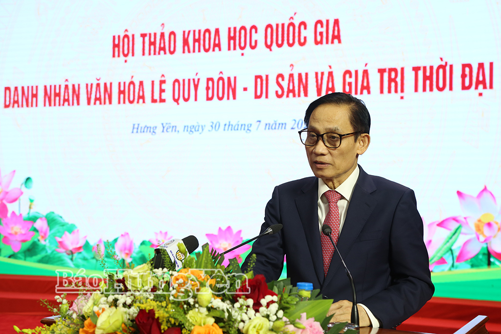 Đồng chí Lê Hoài Trung, Ủy viên Bộ Chính trị, Bộ trưởng Bộ Ngoại giao phát biểu tổng kết và bế mạc Hội thảo.TC170073.jpeg (5.71 MB)