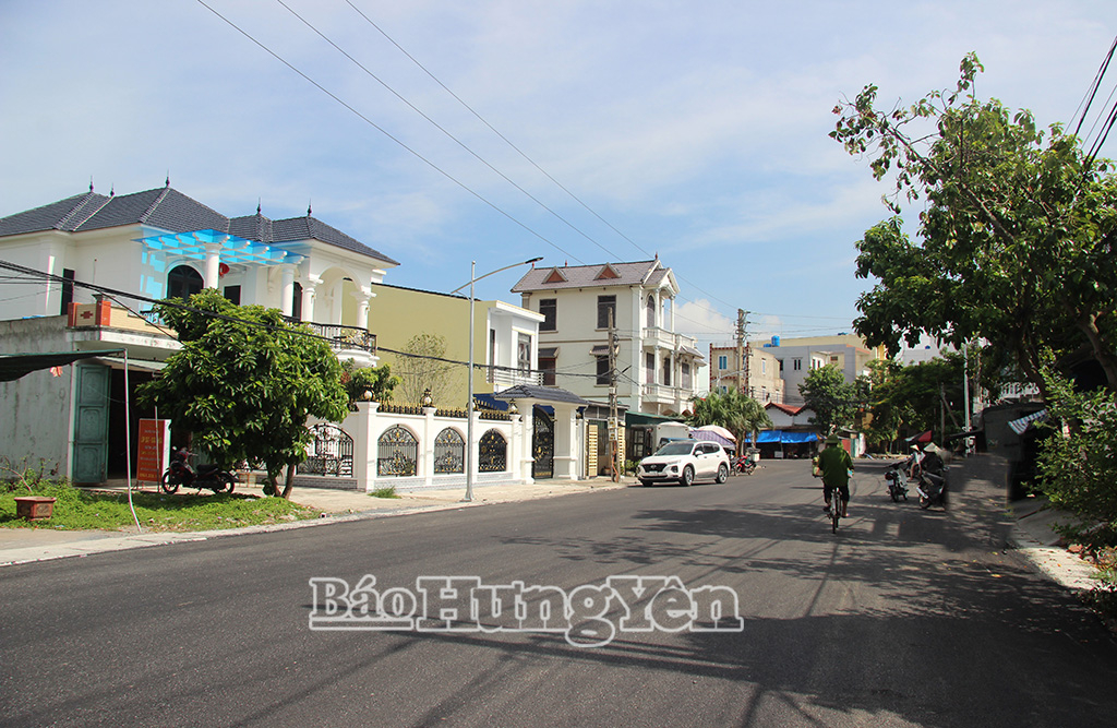 Diện mạo nông thôn xã Đồng Châu ngày càng khởi sắc.