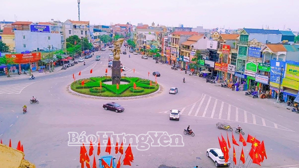 Khu vực trung tâm xã Tiền Hải.