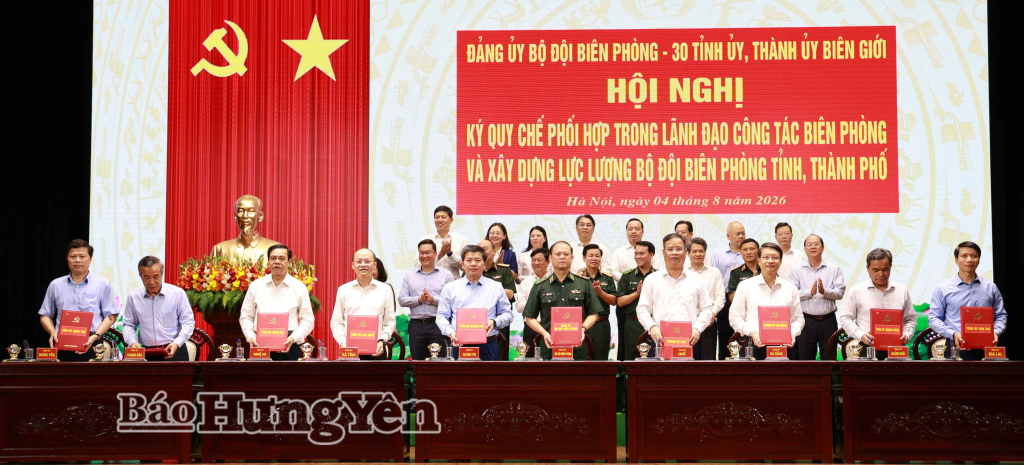 Các đại biểu ký quy chế phối hợp.