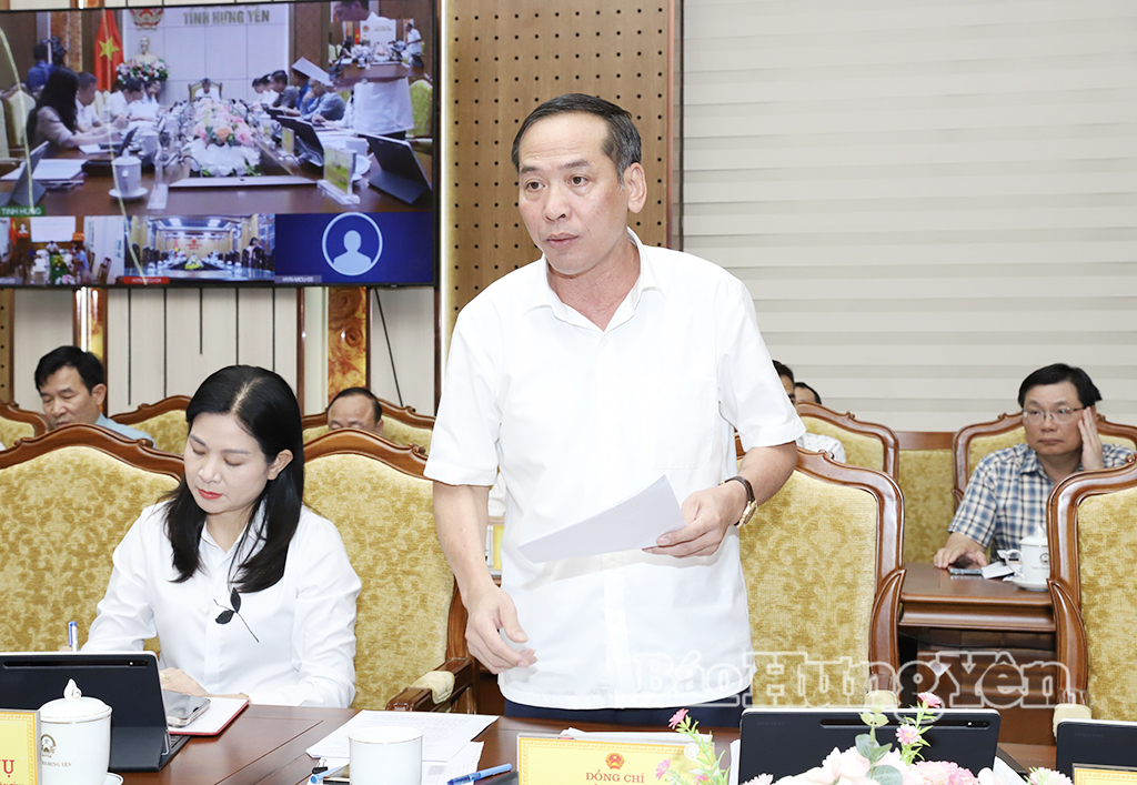 Lãnh đạo Sở Tài chính phát biểu tại phiên họp.