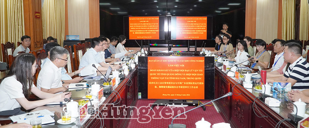 Các doanh nghiệp Trung Quốc tìm kiếm cơ hội đầu tư logistics tại Hưng Yên