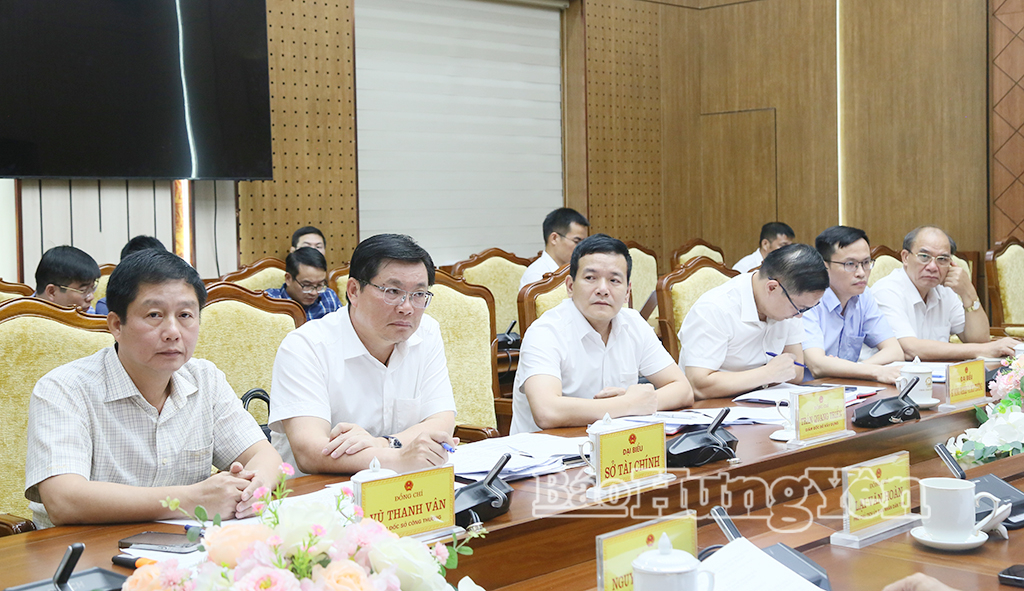 Các đại biểu dự cuộc họp.