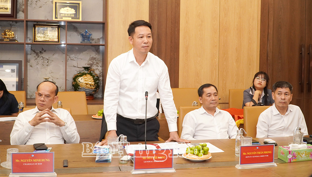 Lãnh đạo Công ty Cổ phần Green i-Park phát biểu tại buổi tọa đàm.