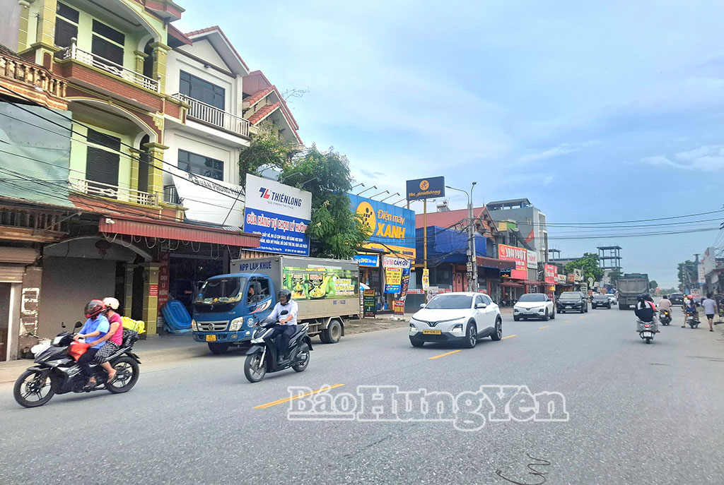 Quốc lộ 39 đoạn qua xã Nghĩa Dân tạo thuận lợi kết nối giao thông, phát triển kinh tế - xã hội.