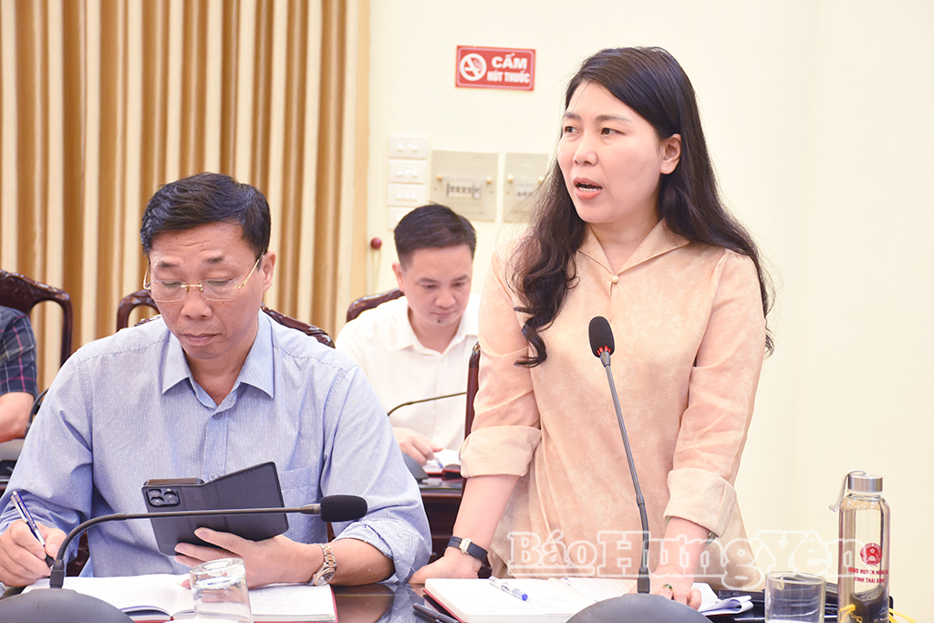Lãnh đạo Sở Y tế phát biểu tại buổi kiểm tra.