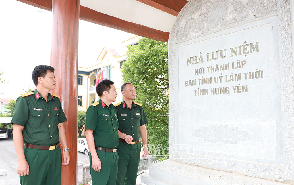 Nhà lưu niệm nơi thành lập Ban Tỉnh ủy lâm thời tỉnh Hưng Yên.