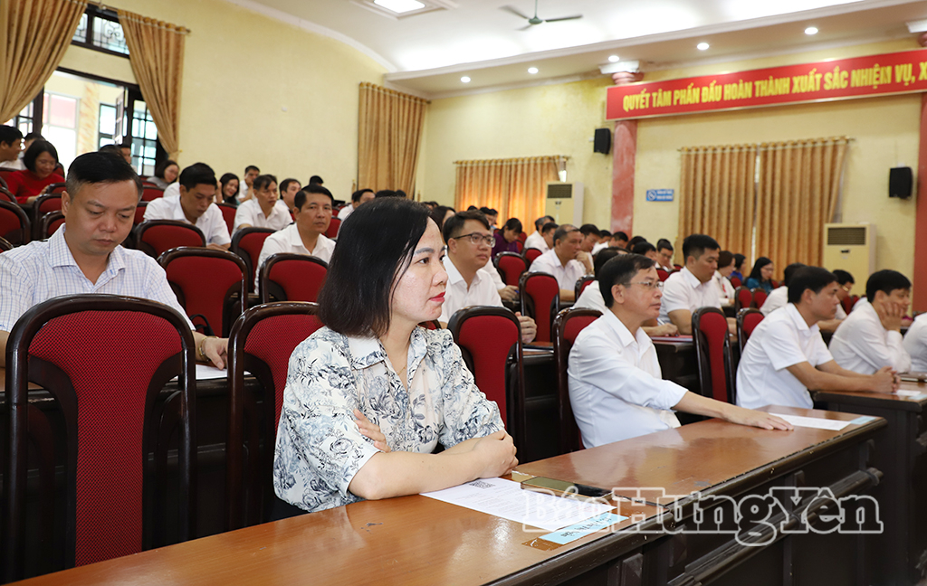  Các học viên tại lễ khai giảng.