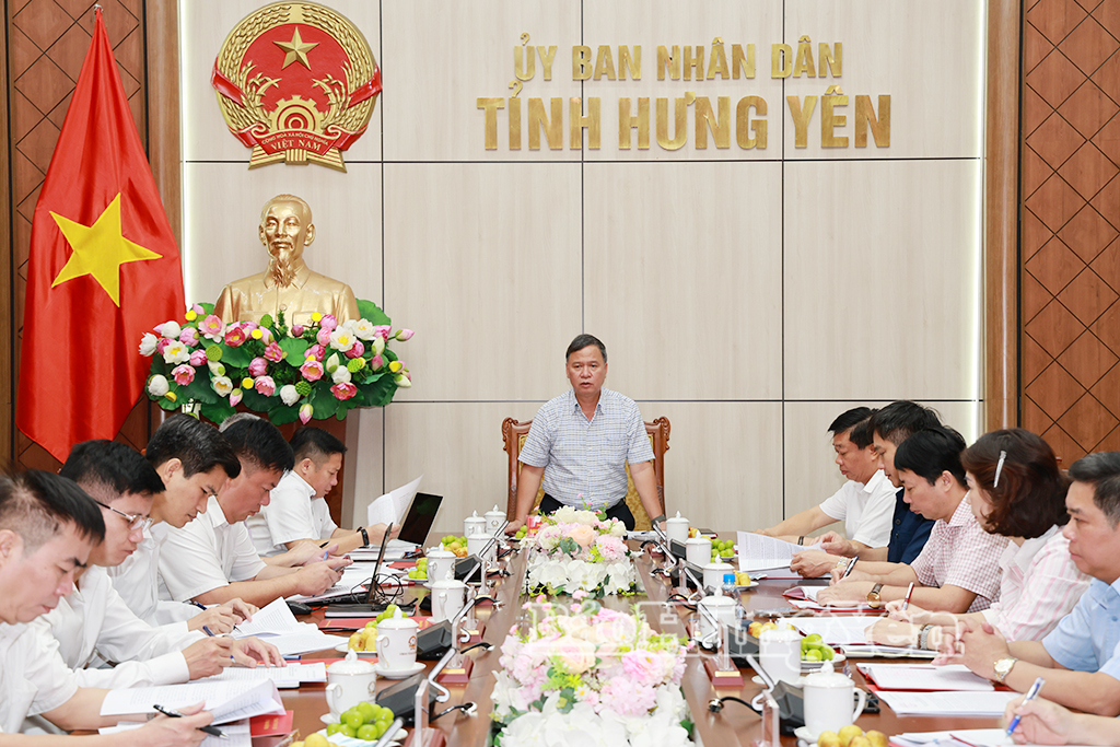 Đồng chí Nguyễn Minh Quang, Phó Chủ nhiệm Ủy ban Kiểm tra Trung ương chủ trì làm việc.