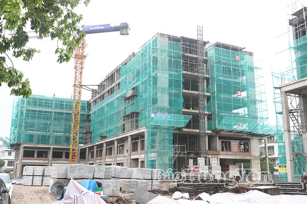 Các hạng mục Dự án nhà ở xã hội Phú Xuân được triển khai bảo đảm tiến độ theo kế hoạch.
