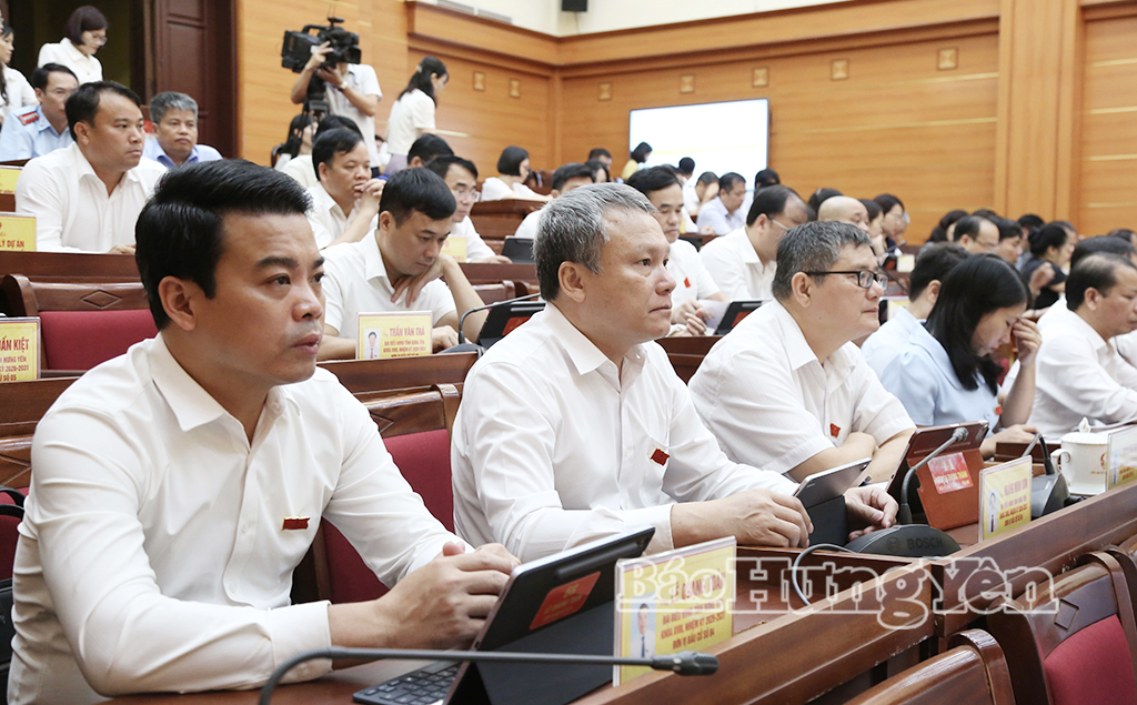 Các đại biểu dự kỳ họp. 