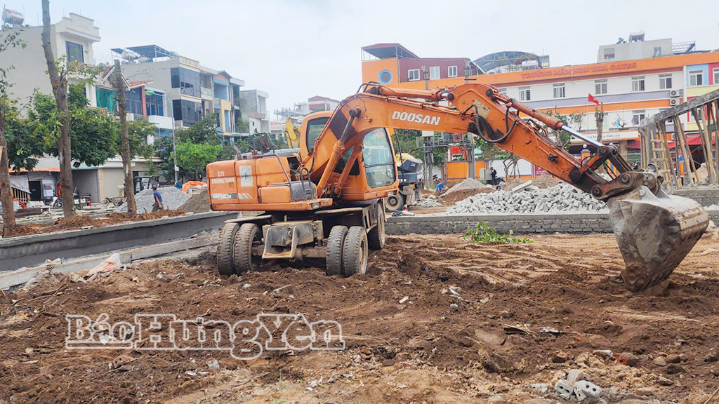 Nhiều dự án đầu tư xây dựng đang được triển khai trên địa bàn phường.