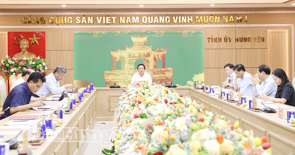 Ban Thường vụ Tỉnh ủy cho ý kiến nhiều nội dung thuộc thẩm quyền