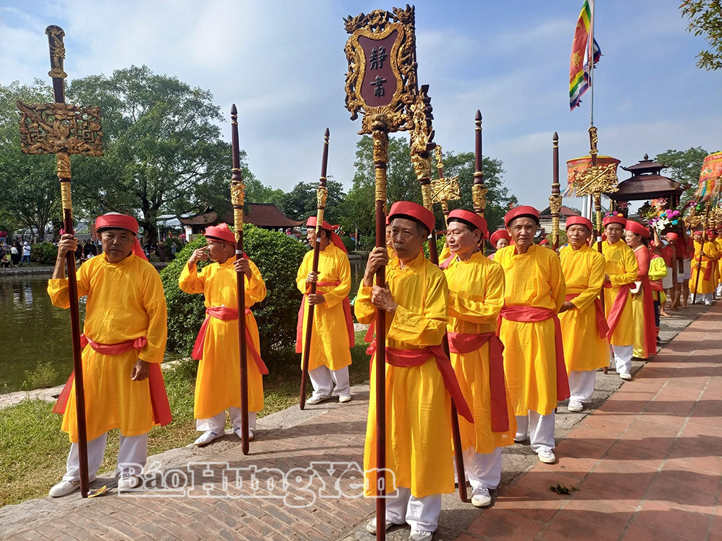 Lễ hội chùa Keo duy trì thực hành nhiều nghi lễ truyền thống. (ảnh tư liệu)