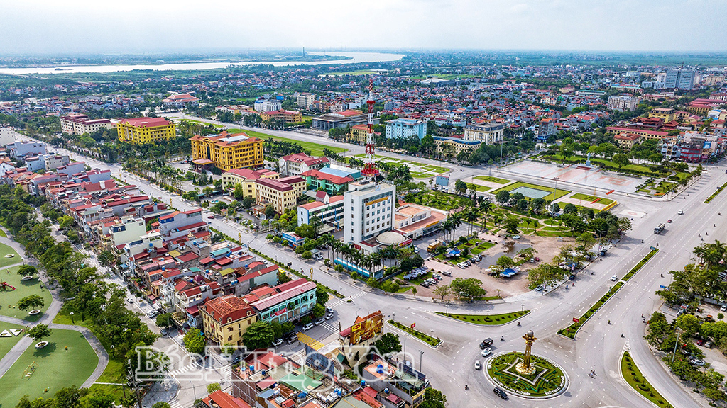 Diện mạo đô thị của Hưng Yên ngày càng khởi sắc. Ảnh: Lê Hiếu 